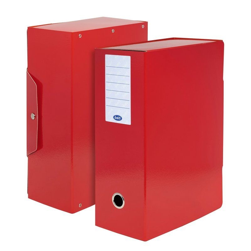SCATOLA PROGETTI CON BOTTONE - DORSO 12 CM - 34X24 CM