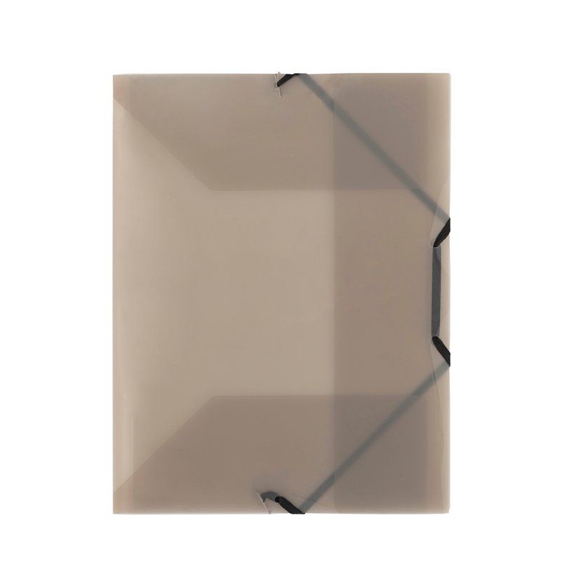 CARTELLINA CON ELASTICO ANGOLARE - POLIPROPILENE - 29,7X21 CM - GRIGIO